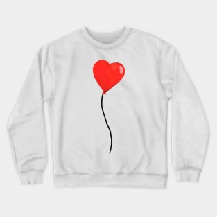 Heart shaped balloon Crewneck Sweatshirt